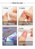 ohora Semi Cured Gel Nail Strips (N Pastel) - Yellow Ombre, Works with Any UV/LED Lamps, Includes 2 Prep Pads
