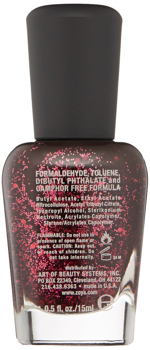 ZOYA Nail Polish, Noir Ultra Pixiedust