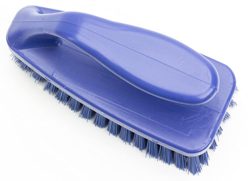 SPARTA Scrub Brush with Iron Shaped Handle, Heavy Duty Scrubber for Kitchen, Bathroom, Shower, Tile