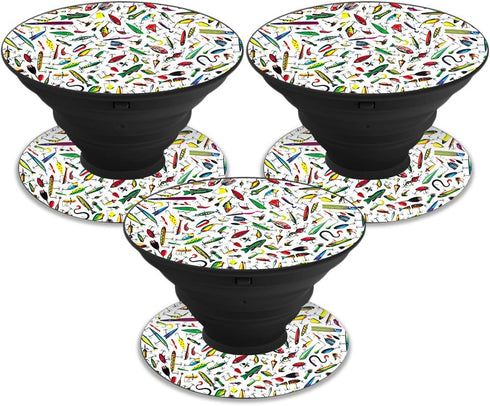 MightySkins Skin for PopSocket PopSocket - Bright Lures | Unique, Durable Vinyl Decal Wrap Cover | Easy to Apply,