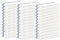 Bar Mops Blue Stripe Pack of 36 Kitchen Towels, 16x19 Multi-Purpose for Home, Restaurant, and Cleaning