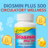 Arymar Diosmin Plus 500 Supplement for Circulatory Support with Hesperidin & B-Complex, 60 Capsules