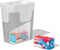Small Garbage Bags, 1.2 Gallon Clear Trash Can Liners for Bathroom Bins, Bedroom, Office & Kitchen Waste, Pack of 1