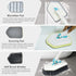 Shower Cleaning Brush with Long Handle, 3 in 1 Tub and Tile Scrubber Brush with Extendable Long Handle