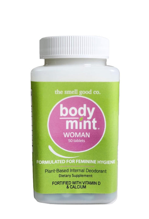 Woman Chlorophyll Deodorizing Supplement, Aluminum-Free Plant-Based Internal Deodorant, 50 Tabs