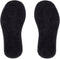 Natural Summer Black Terry Cloth Insoles, Soft Flexible Cotton Shoe Insoles (1 Pair, 7 Women US)