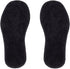 Natural Summer Black Terry Cloth Insoles, Soft Flexible Cotton Shoe Insoles (1 Pair, 7 Women US)