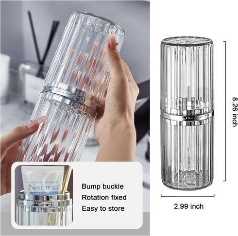 Toothbrush Travel Case, Portable Travel Toothbrush Holder, Large Cup, Travel Toothpaste Container for Business Trip