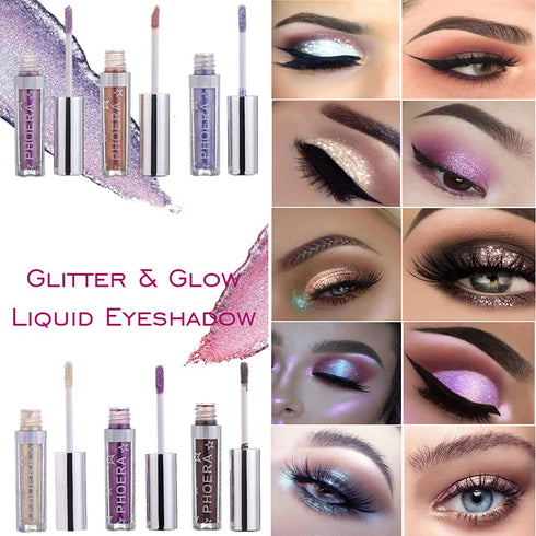 Liquid Eyeshadow, Waterproof Glitter Shimmer Eye Stick, Long Lasting Eyeliner Pencil Makeup Cosmetics (A101)