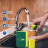Set 14 5 Sponge and Microfiber Cloth Heavy Duty Scrub Sponges + Cleaning Cloths Multi-Purpose Kitchen and Household Use