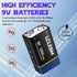 LCLEBM 9V -4 Packs Battery