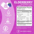 Sambucus Elderberry Vitamin C and Zinc Gummies - 60 Vegan Gummies for Kids & Adults