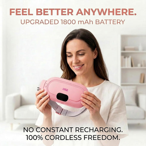 Heating Pad for Period Cramps FSA-HSA Eligible Cordless Portable Electric Wearable Heating Belt with Massage USB