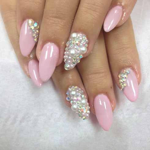 Pearls for Crafting, 8000 Pcs Flat Back Nail Pearls in 6 Colors for DIY Jewelry, Phone Nail Charms Making