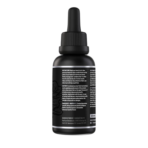 The Beard Struggle Night Liquid Elixir Beard Oil 1 Fl oz - Silver Collection, Alfheim's Forests for Softening & Growth