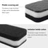 Kitchen Dishwashing Sponge Individually Wrapped Sponges, Bulk Non Scratch Scouring Pad Odor-Free Dish Sponges for Washing Dishes Wipes for Household Cleaning Dishes Travel Apartments (Black- 24 Pack) by Terdey