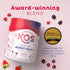 KOS Reds Superfood Powder for Antioxidants, USDA Organic Beet Root, Goji Berries, Acai, Pomegranate, 28 Servings