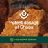 Organic Chaga Mushrooms - Strongest DNA Verified 1500mg Per Serving, Non-GMO, Gluten & Soy Free, Vegan Friendly