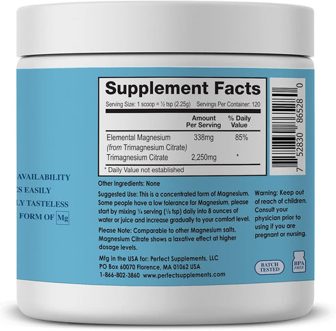 Perfect Magnesium Citrate Powder - 270g