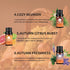 Fall Essential Oils Set, Pure Plant Extracts for Diffusers, Includes Citrus Burst, Freshness, Cozy Reunion, Leaf Aroma