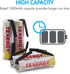 Tenergy Rechargeable 1.2V AA NiCD Battery, 1000mAh High Capacity Batteries Flat Top with Tabs for Shavers, Trimmers, Razors, 12 Pack