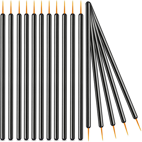 KINGMAS 100 Pack Eyeliner Brush, Disposable Ultra-fine Point Eyeliner Applicator, Makeup Tool