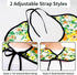 MMonDod 3 pcs Adult Bibs for Women, Reusable Waterproof Adult Bib, Clothing Protector With Crumb Catcher, Feeding