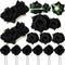 Waydress 12 Pieces Rose Flower Hair Clip Brooch Floral Clips Mexican Hair Pins Accessories for Women Mother Bridal
