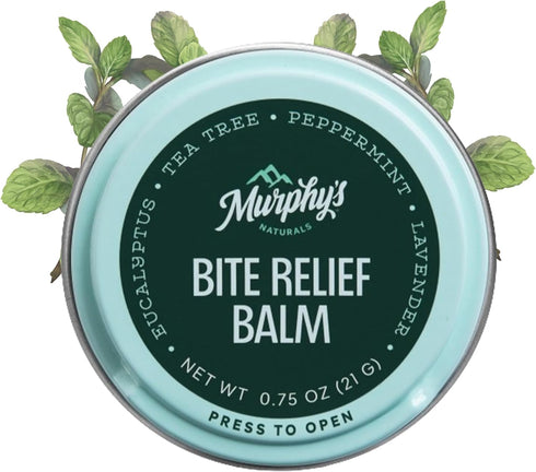 Murphy’s Naturals Insect Bite Relief Balm, Travel-Friendly, Soothes Bug Bites, Plant-Based Oil, 0.75oz