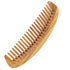 Onedor Handmade 100% Natural Green Sandalwood Hair Combs - Anti-Static Wooden Detangler Comb (Oval Fine Tooth)