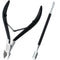 Professional Manicure Tools Cuticle Cutter & Pusher Trimmer – Perfect Nail Care Tool for Home/Spa