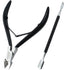 Professional Manicure Tools Cuticle Cutter & Pusher Trimmer – Perfect Nail Care Tool for Home/Spa