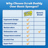 Scrub Daddy Special Edition Spring - Scratch-Free Kitchen Sponge, BPA Free, Polymer Foam, Stain & Odor Resistant (3ct)