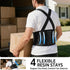 Work Back Brace Lower Back Support Belt Posture Corrector for Women and Men Upper Pain Workout Lumbar Waist Shoulder