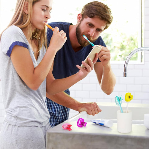 Toothbrush Head Cover Cap, 6 Pack Portable Toothbrush Protector for Bathroom Home Travel