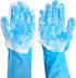 Ultimate Silicone Magic Gloves for Dishwashing, Kitchen, Pet, and Car - Heat & Cold Resistant, Reusable