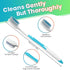 100 Pack Individually Wrapped Bulk Toothbrushes, Disposable for Adults & Kids, Medium Soft Bristles