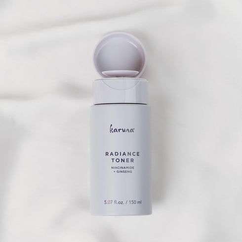 Karuna Radiance Toner with Salicylic Acid, Niacinamide & Ginseng, 150 ml - Age-Defying Face Toner for All Skin