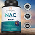 Premium NAC Supplement N-acetyl Cysteine, 750mg per Capsule, 90 Capsules, Supports Liver, Detox, Immune Health