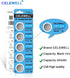 CR1220 5-Pack 3V Lithium Battery 40mAh for LED Light/Bracelet/Flashlight?5-Year Warranty?