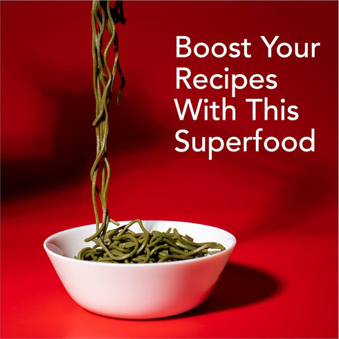 Sun Chlorella Japanese Udon Noodles, Instant Healthy Boost for Soup, Pasta, Vegan, Vegetarian, 7 oz (4 Servings)