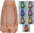 Locadence 100 200ml 7 to Aromatherapy Essential Oil Diffuser, USB Rechargeable LED Colors Wood Grain Humidifier