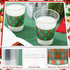 Tiangrid 100 Pack 16 oz Red and Green Plaid Plastic Cups Disposable Checkered Spring Party Cups Bulk for Picnic Rustic