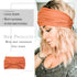 Olbye 6 Pack Wide Headbands for Women - Knotted Turban Elastic Non Slip Hairbands Yoga Workout