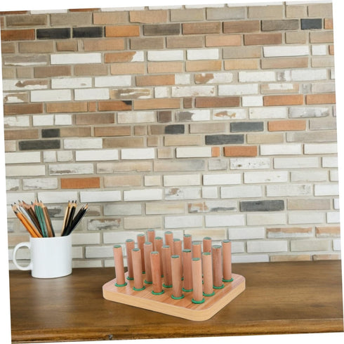 Wooden Finger Coordination Pegboard for Hand Training Enhance Fine Motor Skills Improve Hand Strength and Boost