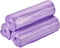 MECCANIXITY 4-6 Gallon Small Trash Bags, 60 Counts for Kitchen, Office, Bathroom, Bedroom, Purple (3 Rolls)