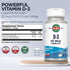 KAL Vitamin D3 1000 IU Softgels (25 mcg), Liquid Filled ActivGel, 200 Servings for Bone Health