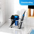 Hair Tool Organizer Wall Mounted, 3 in 1 Dryer Holder for Flat Iron, Curling Straightener, Styling Tools Storage Basket