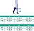JOBST Activewear Knee High Compression Socks, 20-30 mmHg, Small, Cool White