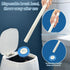 Disposable Toilet Bowl Brush Set, Toilet Cleaner Wand with Long Handle, Wall Mounted Cleaning System for Bathroom (1